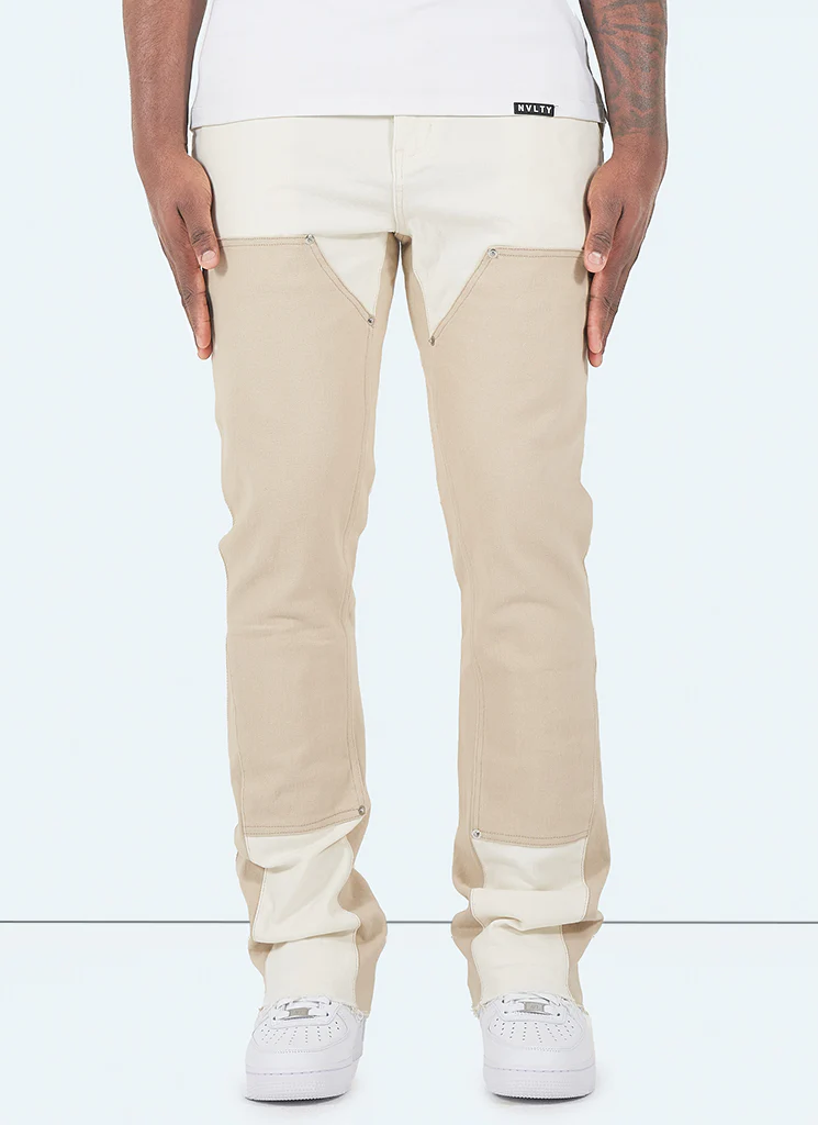 Vintage Flare Carpenter Jeans - Stone