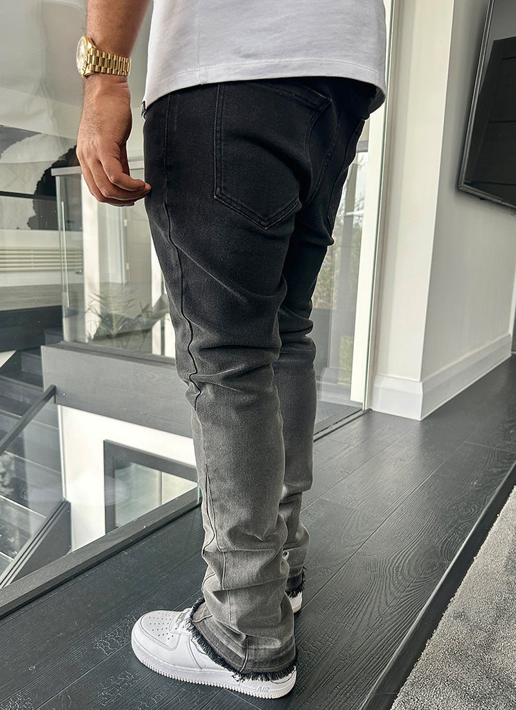 Vintage Flare Deep Fade Jeans - Black - Image 18