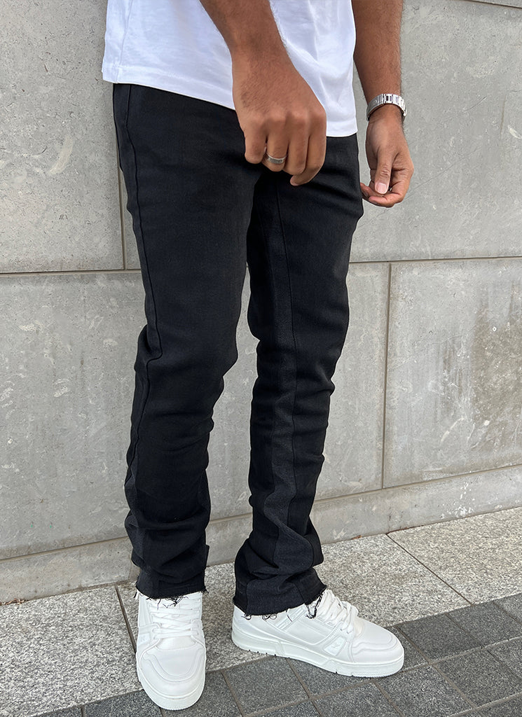 Vintage Flare Jeans - Black - Image 10