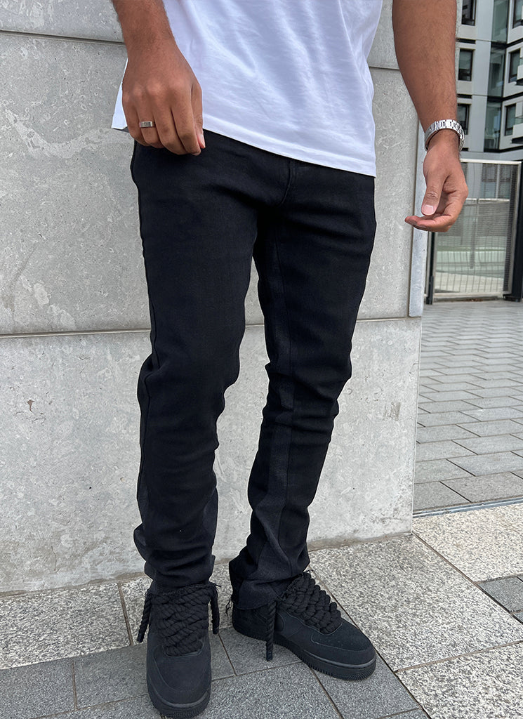 Vintage Flare Jeans - Black - Image 14