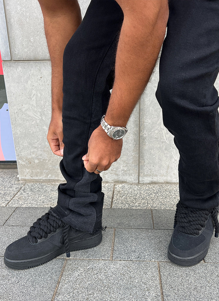 Vintage Flare Jeans - Black - Image 15
