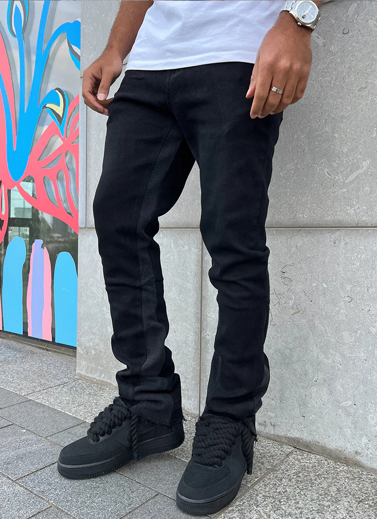 Vintage Flare Jeans - Black - Image 17