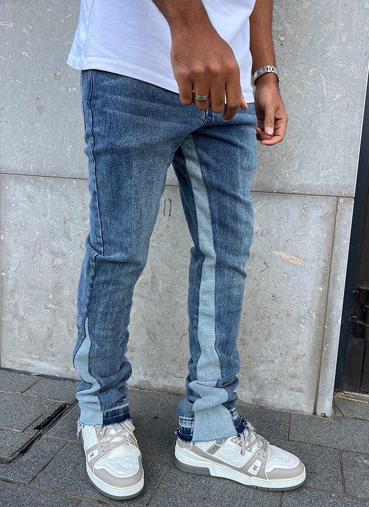 Vintage Flare Jeans - Blue - Image 15