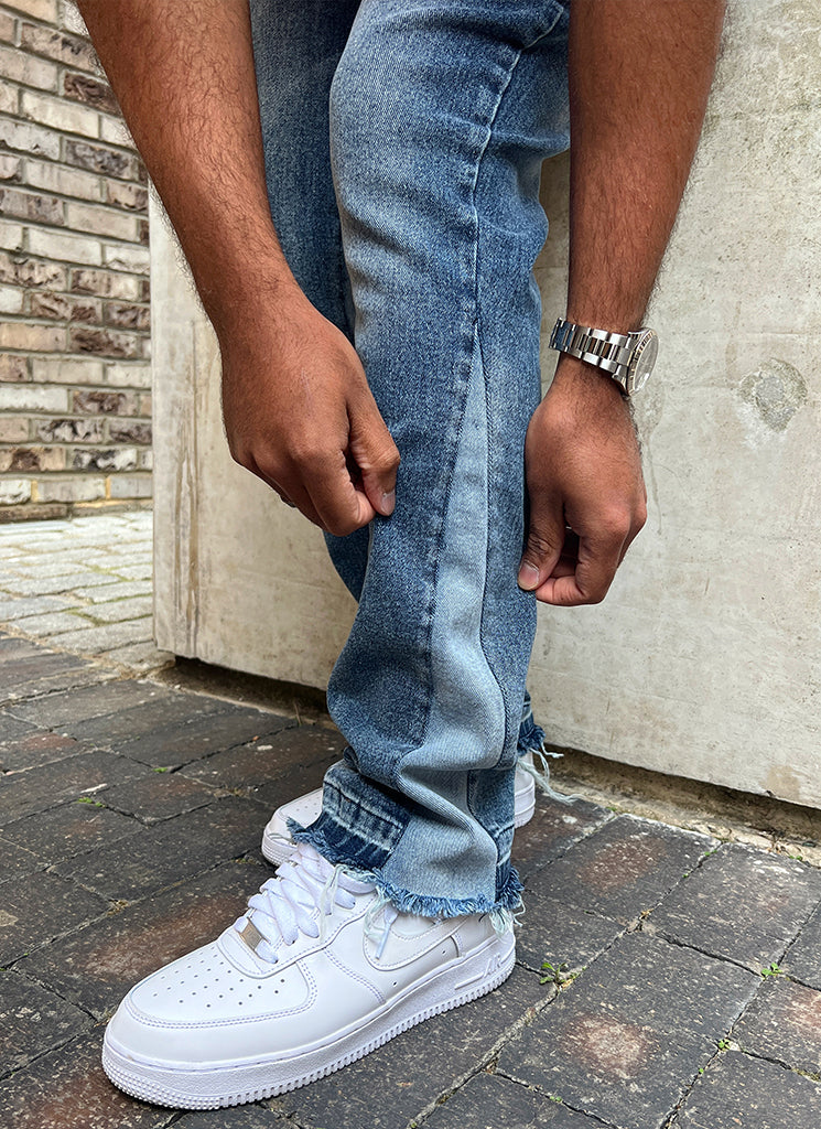 Vintage Flare Jeans - Blue - Image 16