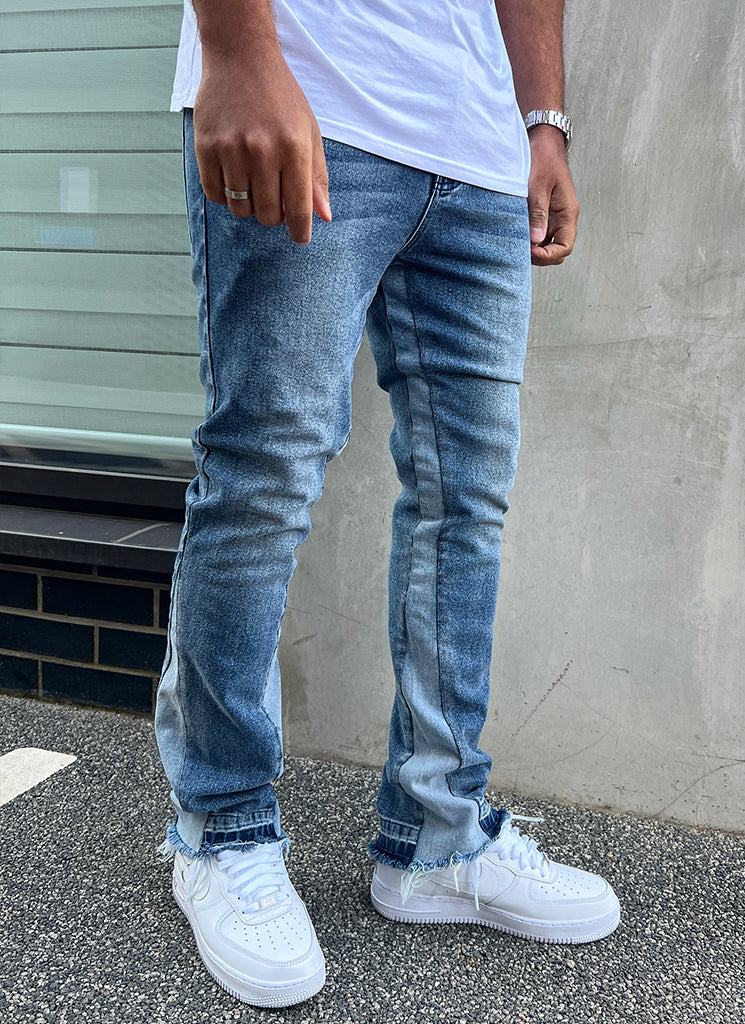 Vintage Flare Jeans - Blue - Image 17