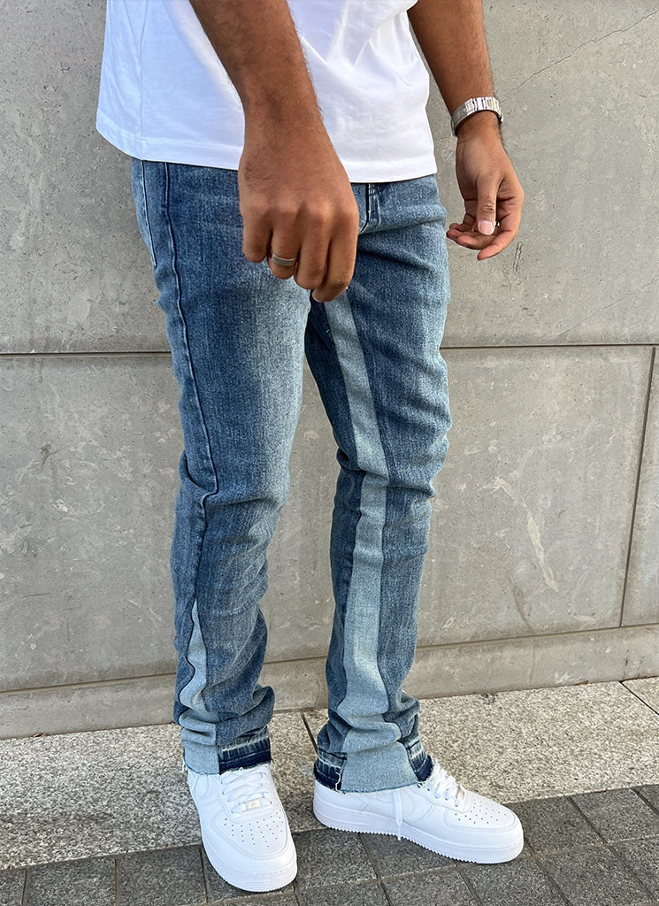 Vintage Flare Jeans - Blue - Image 18