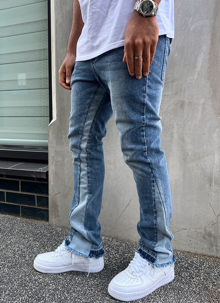 Vintage Flare Jeans - Blue - Image 19