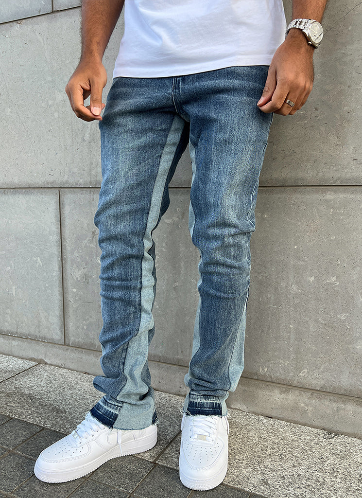 Vintage Flare Jeans - Blue - Image 7