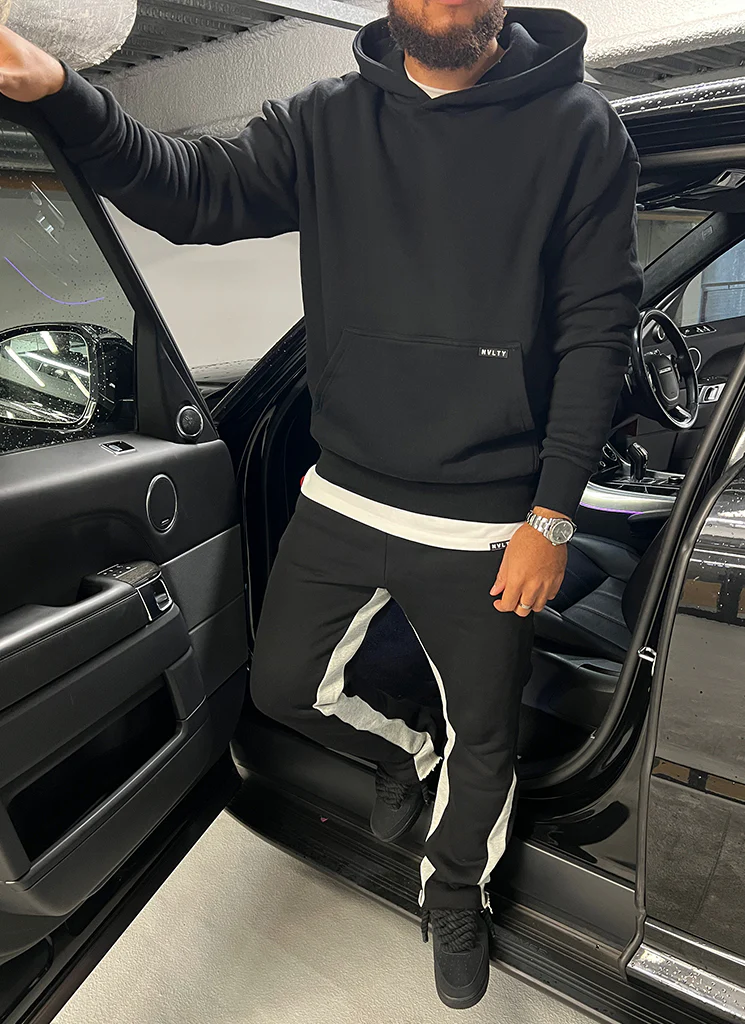 Vintage Flare Joggers - Black - Image 9