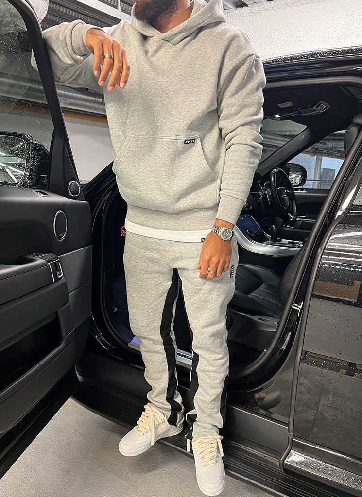 Vintage Flare Joggers - Grey - Image 5