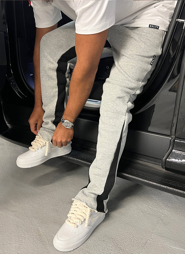 Vintage Flare Joggers - Grey - Image 6