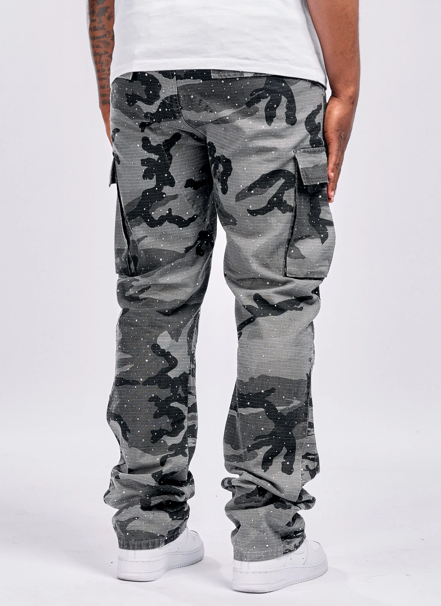 Vintage Flare VVS Cargos - Black Camo - Image 5
