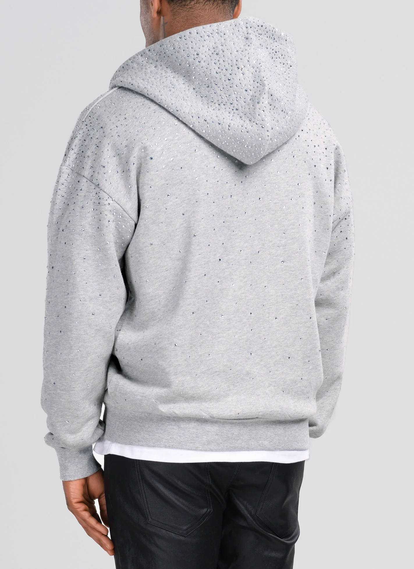 Vintage Flooded VVS Zip Hoodie - Grey - Image 5