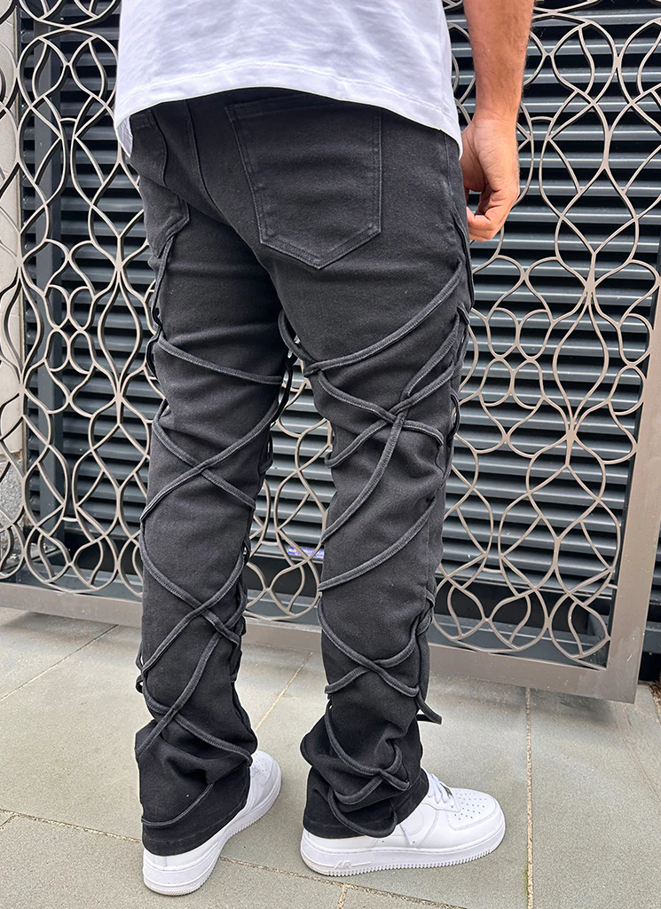 Vintage Rope Jeans - Black - Image 6
