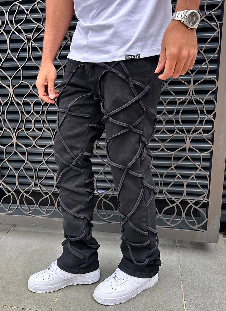 Vintage Rope Jeans - Black - Image 8