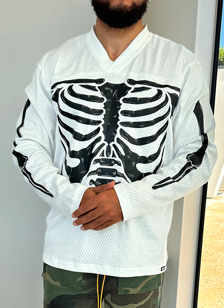 Vintage Skeleton Jersey - White - Image 10