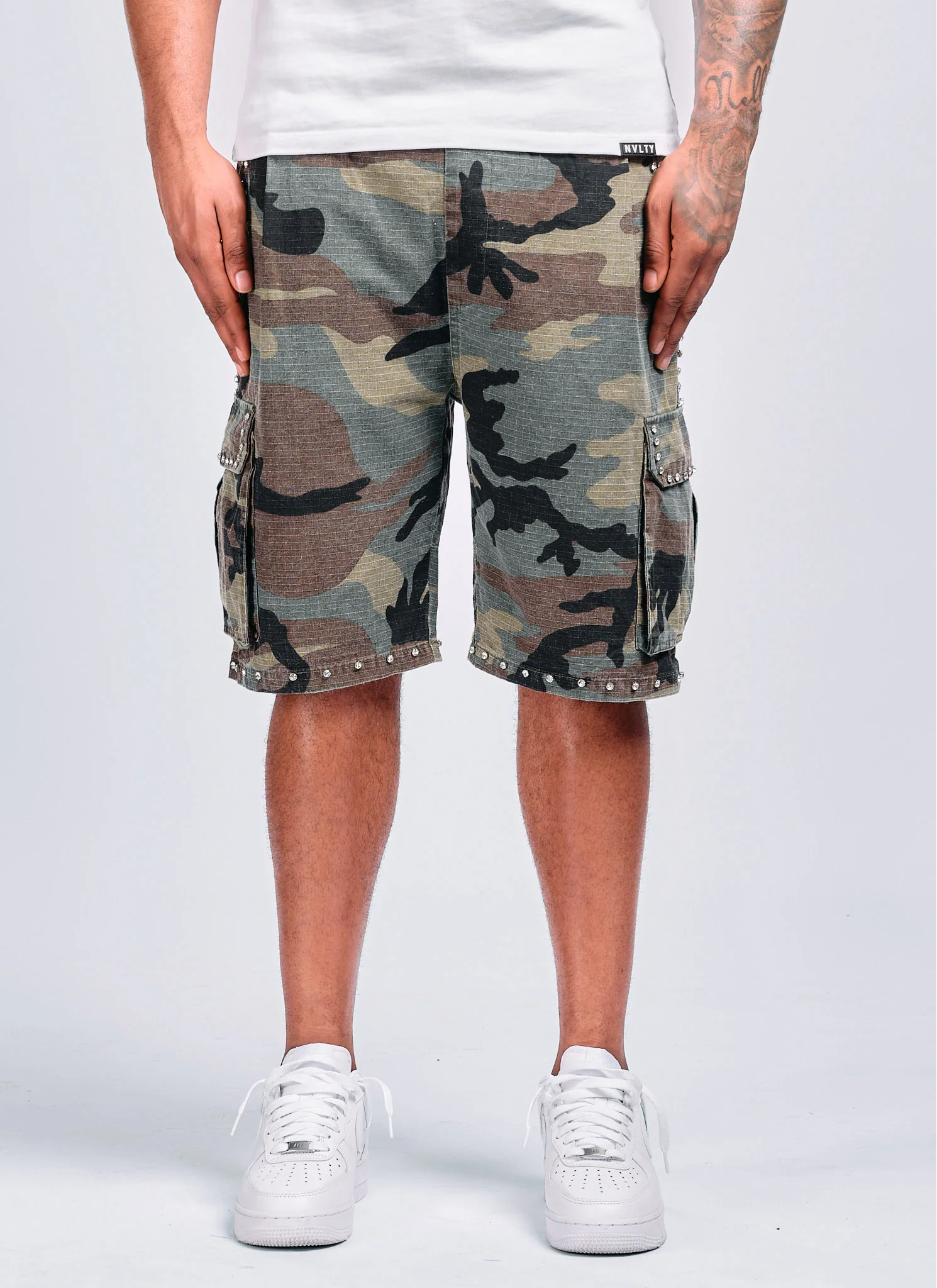 Vintage VVS Cargo Shorts - Camo - Image 3