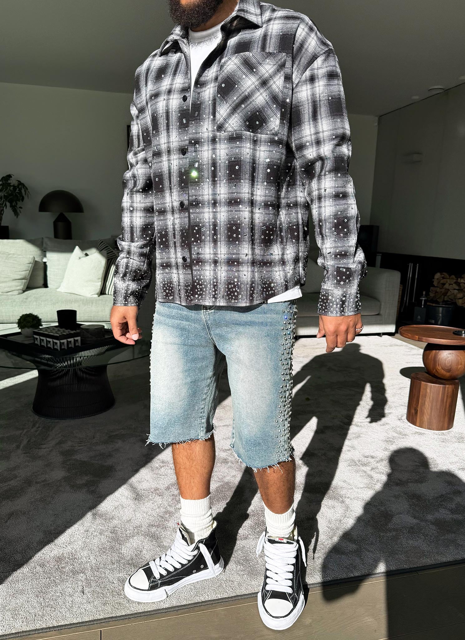 Vintage VVS Flannel - Black - Image 10