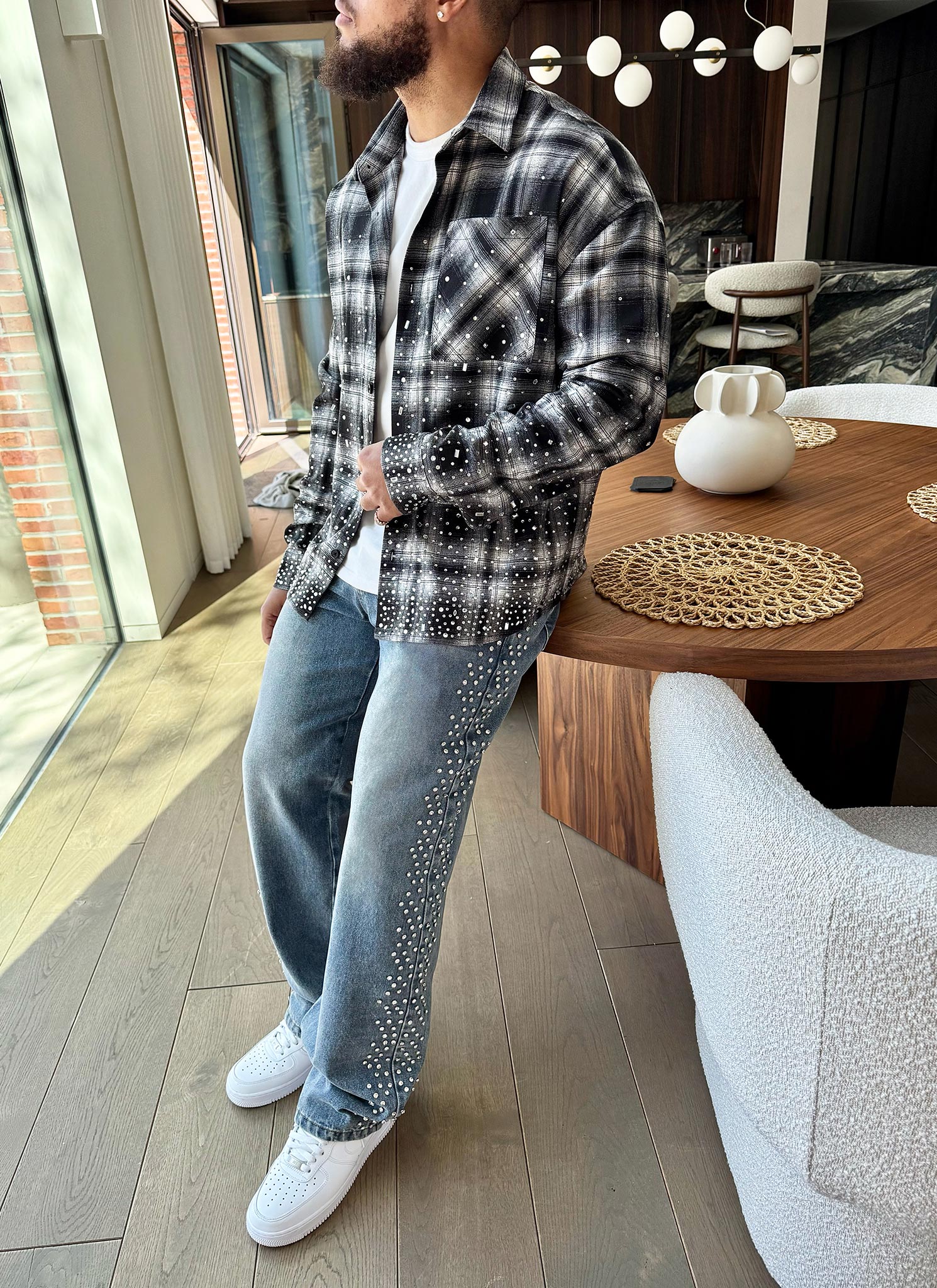 Vintage VVS Flannel - Black - Image 12