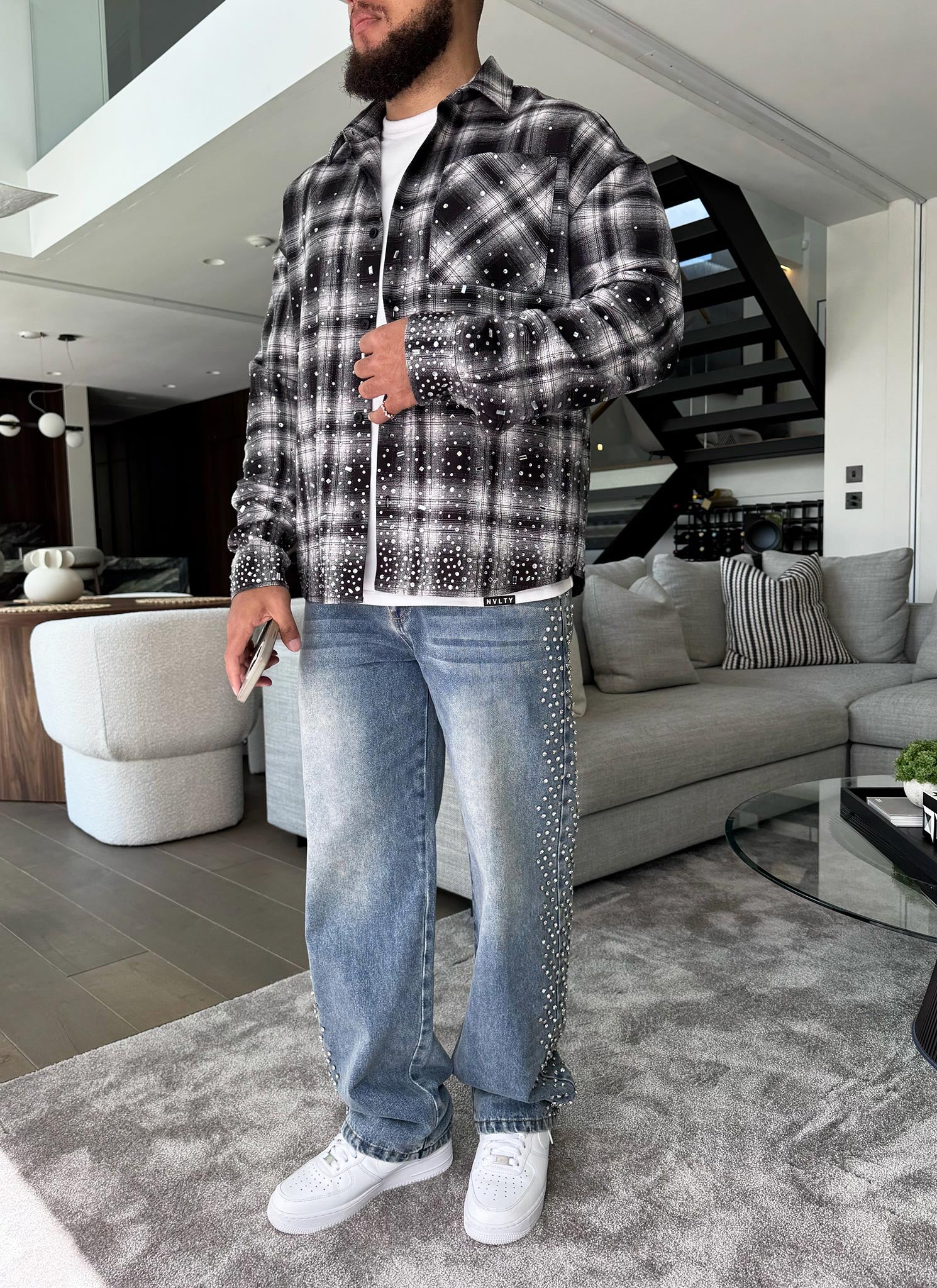 Vintage VVS Flannel - Black - Image 14