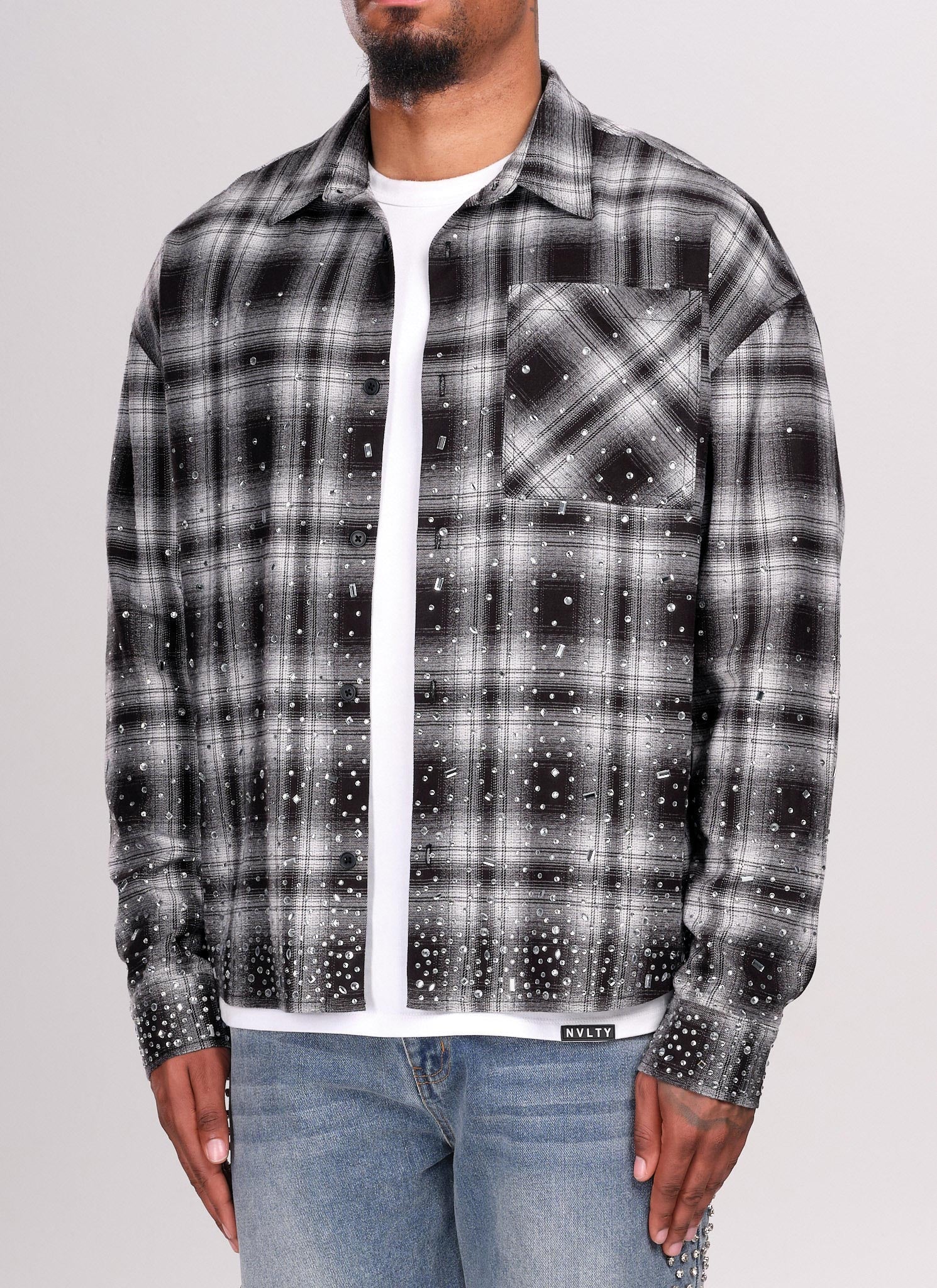 Vintage VVS Flannel - Black - Image 4
