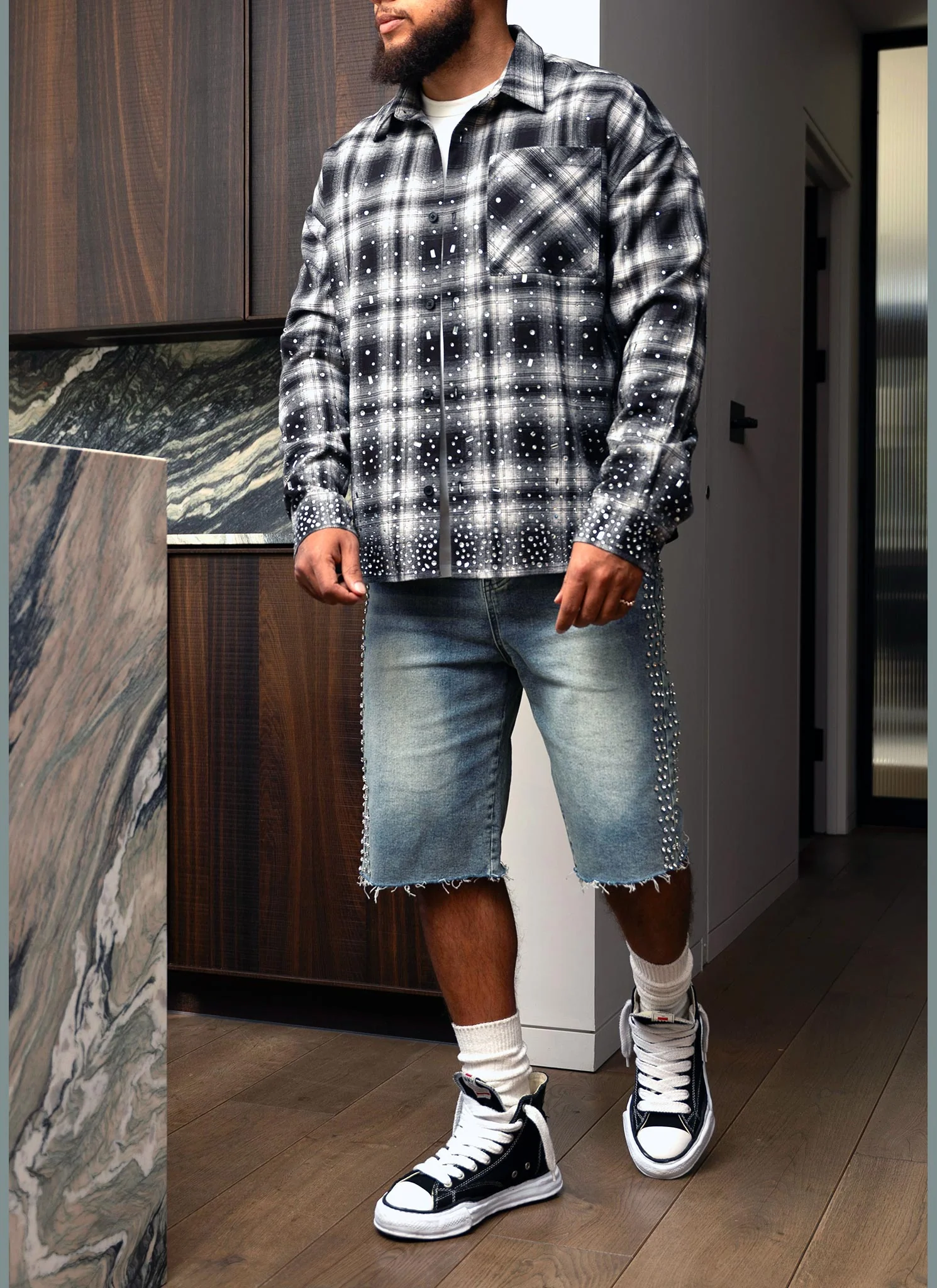 Vintage VVS Flannel - Black - Image 5