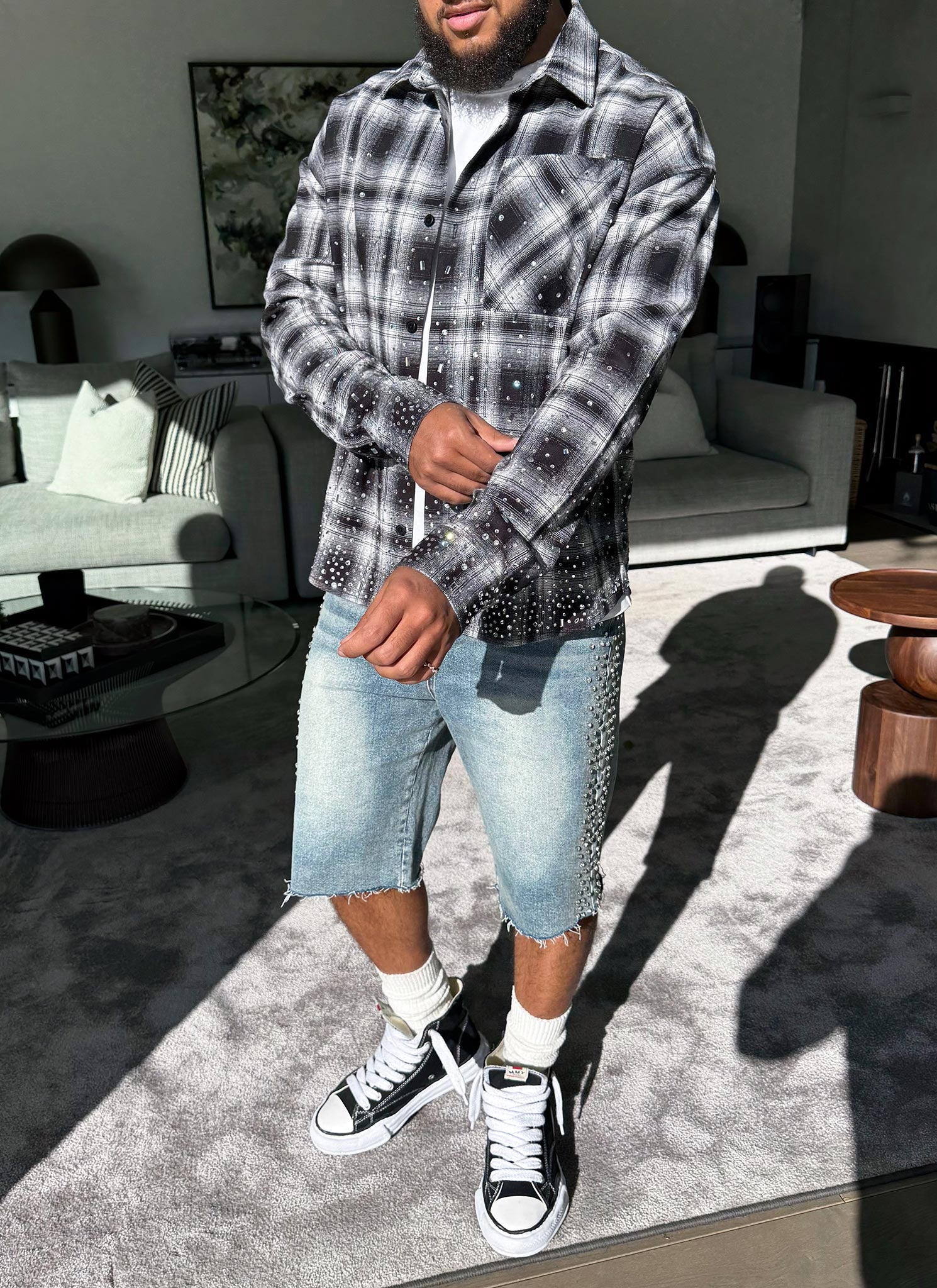 Vintage VVS Flannel - Black - Image 6