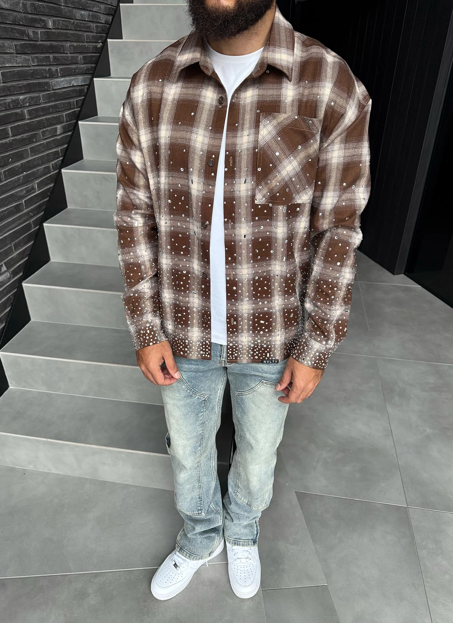 Vintage VVS Flannel - Brown - Image 10