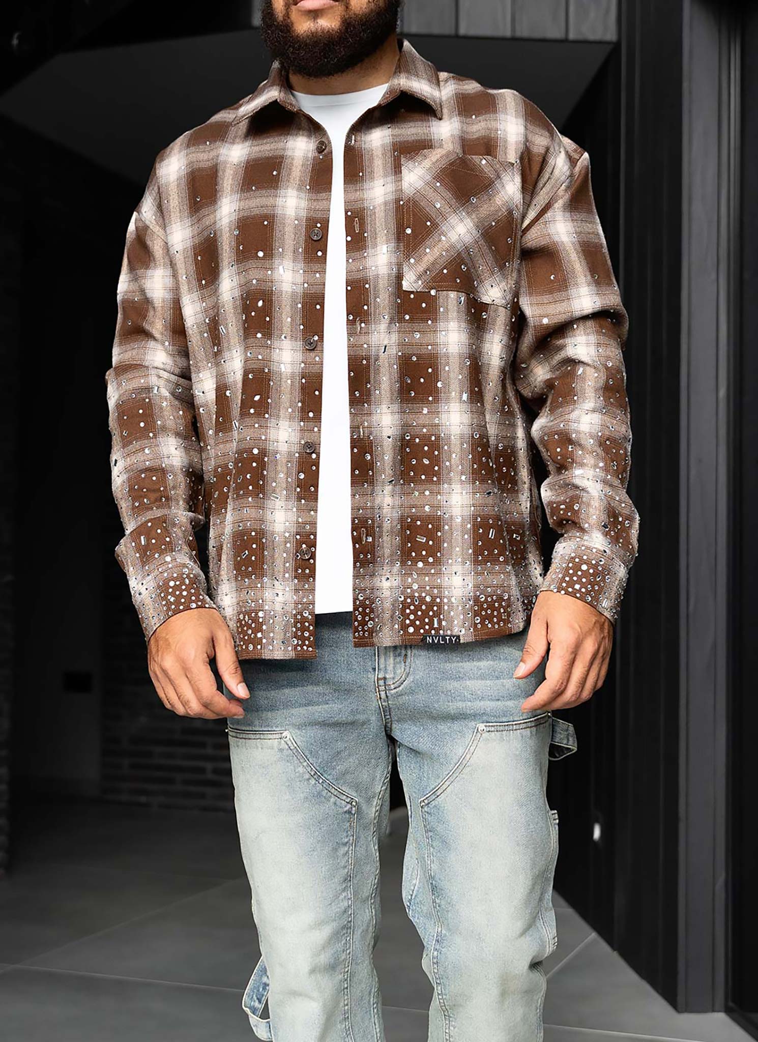Vintage VVS Flannel - Brown - Image 2
