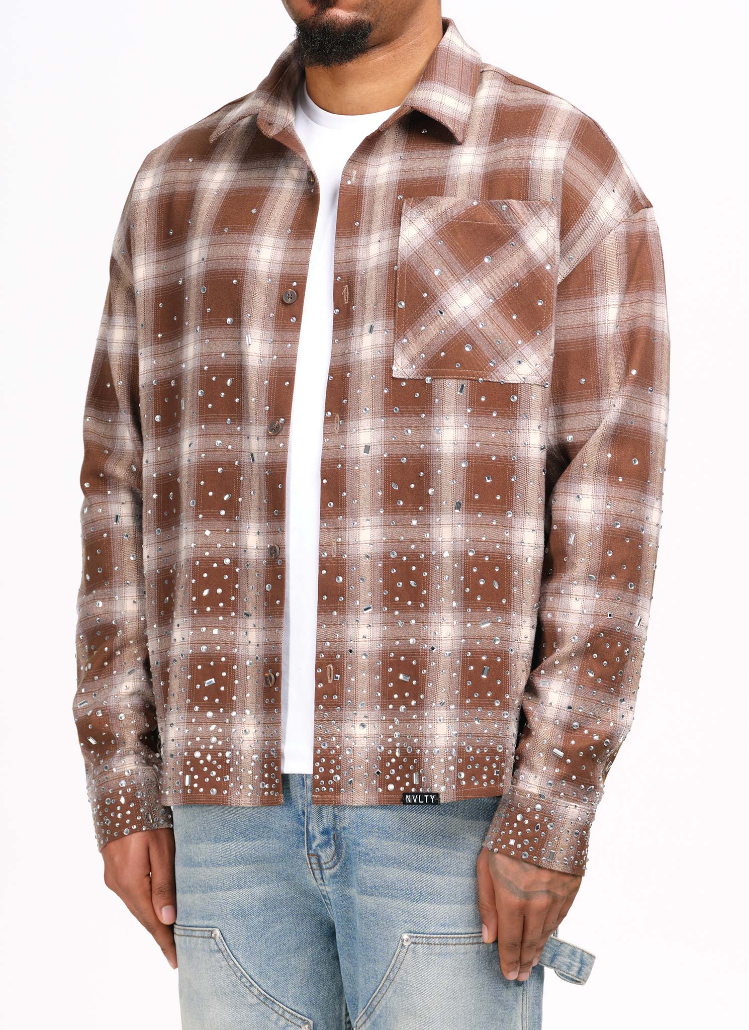 Vintage VVS Flannel - Brown - Image 3
