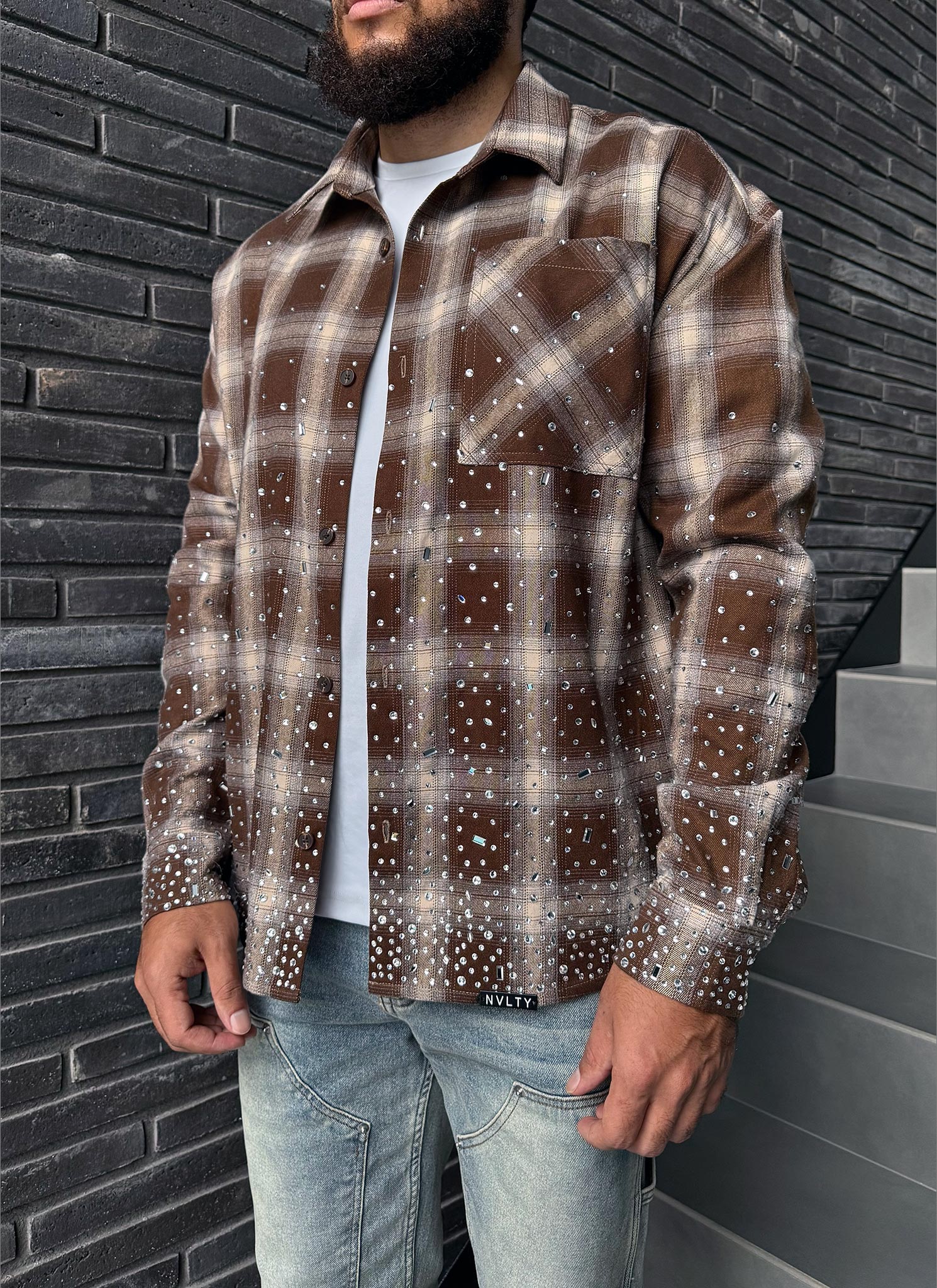 Vintage VVS Flannel - Brown - Image 7