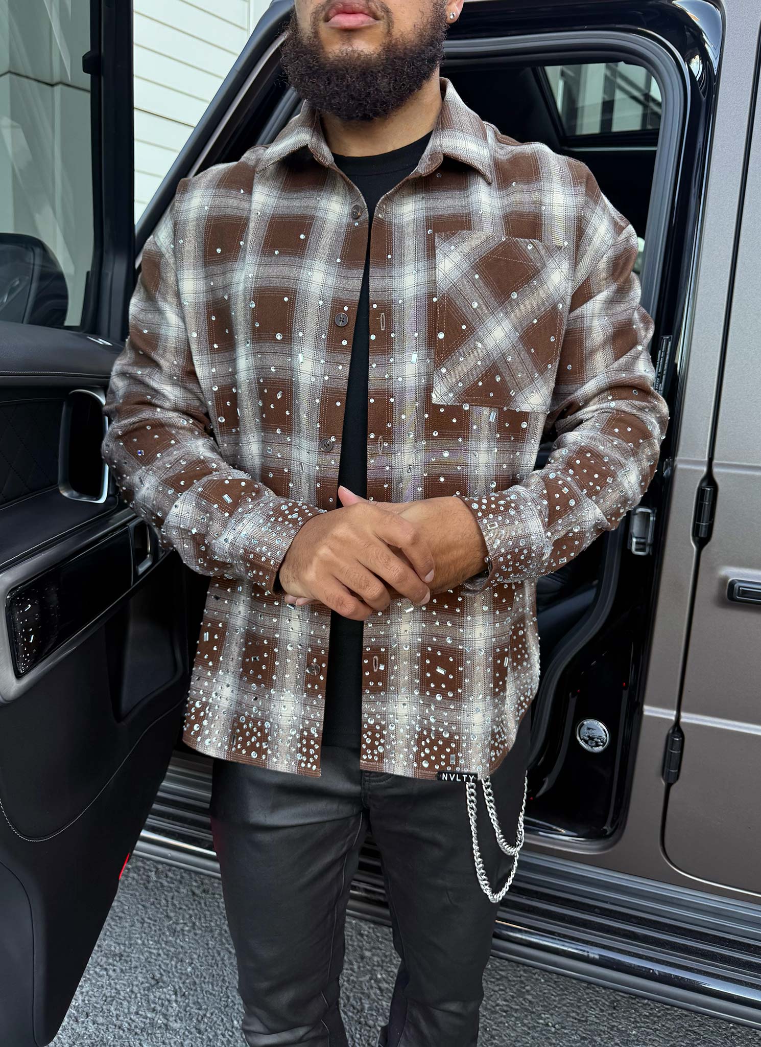 Vintage VVS Flannel - Brown - Image 9