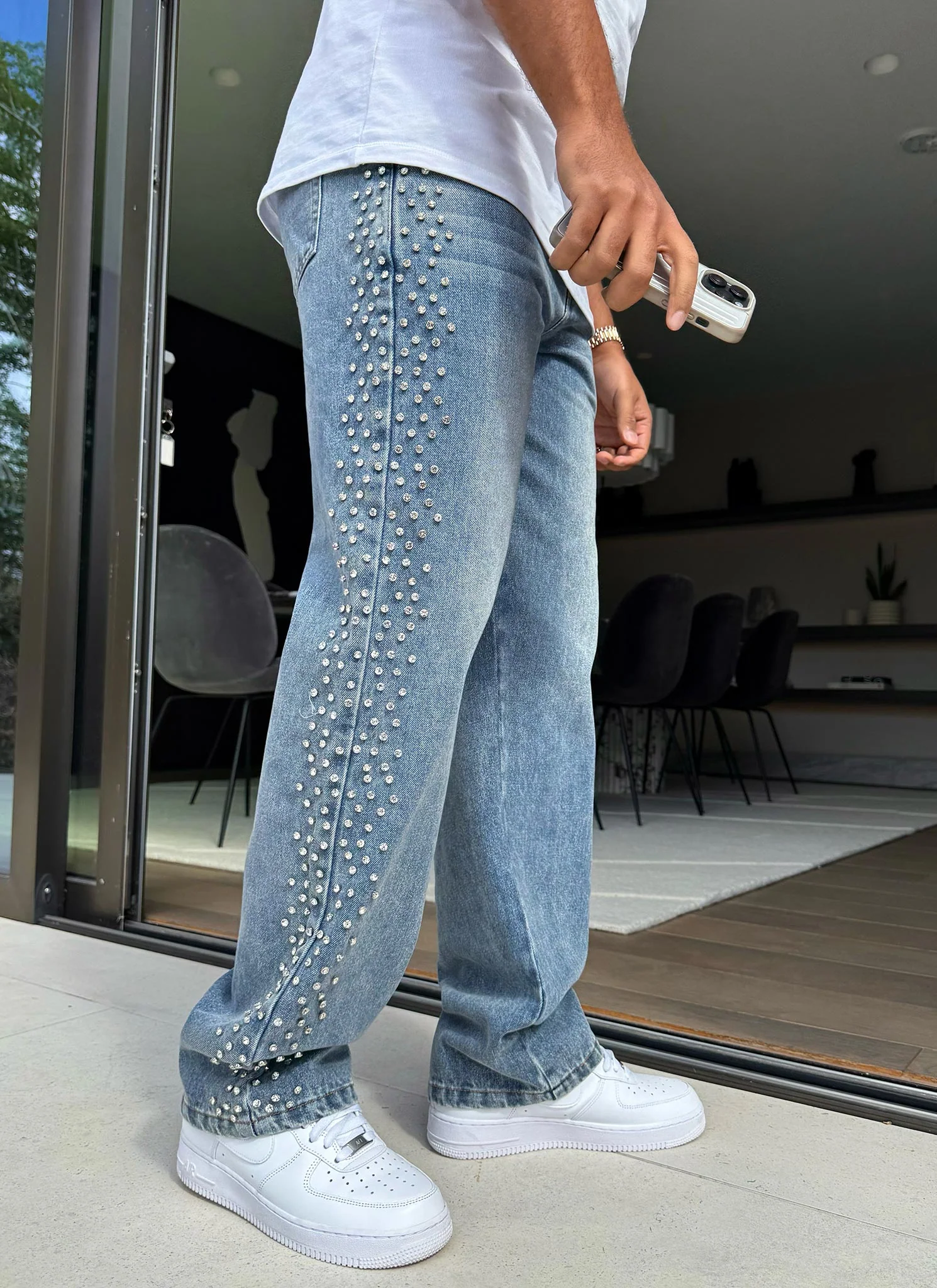Vintage VVS Jeans - Blue - Image 3