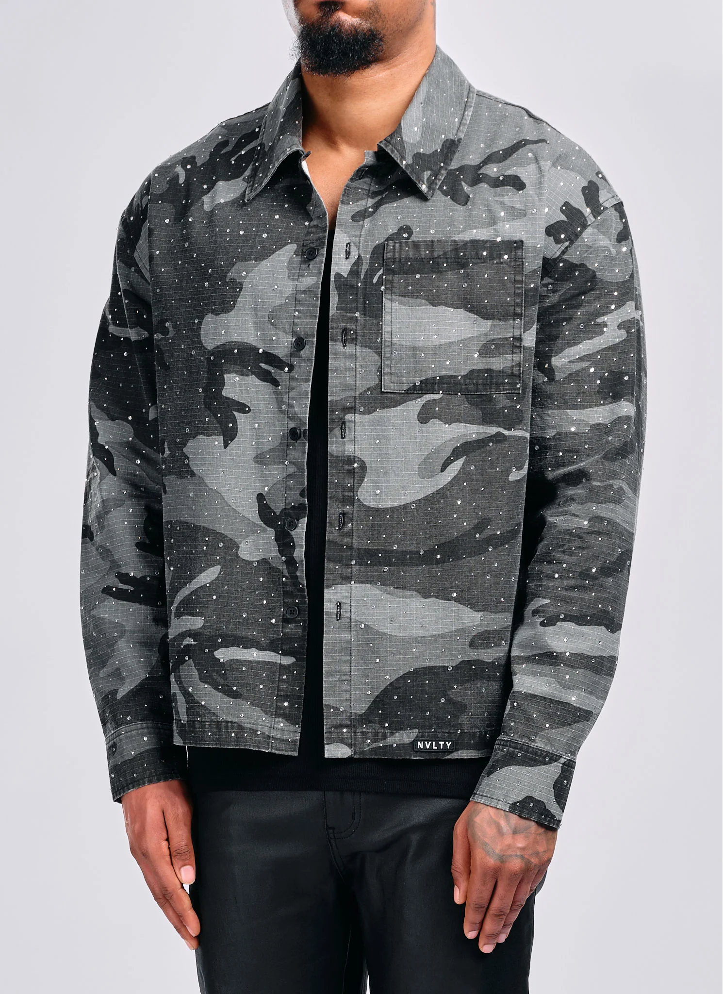 Vintage VVS Shirt - Black Camo - Image 3